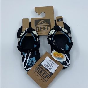 Reef flip flops kids size 3/4